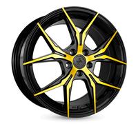 4 Stck. 19 Zoll Alufelgen Keskin KT19N 5x112 Black Gold für Audi A3 Lim. GY