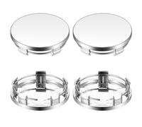 4 STK Radnabenkappen 60mm, Nabendeckel 60mm, Universal ABS Radnabendeckel, Felgendeckel, Felgenkappen, Auto-Radnabenabdeckung für Vw für BMW für Mercedes für Audi Radnabendeckel(OD 60 mm ID 56 mm)