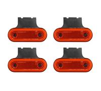 4 STK. Seitenmarkierungsleuchten LED Neon Gelb Begrenzungsleuchten Wohnmobil Anhänger LKW PKW E9 12-24V