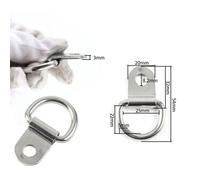 4 Stk Zurrösen PKW Anhänger Zurröse Zurrbügel 800kg Befestigung Spanngurt Halter