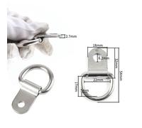 4 Stk Zurrösen PKW Anhänger Zurröse Zurrbügel 800kg Befestigung Spanngurt Halter