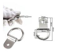4 Stk Zurrösen PKW Anhänger Zurröse Zurrbügel 800kg Befestigung Spanngurt Halter