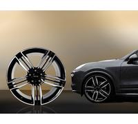4 Stück 10x22 Zoll 5x130 ET50 Alufelgen für Porsche Cayenne 92A 9YA Sommer