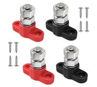 4 Stück 12V 150A Stromverteilerblock 5/16 Zoll Kupfer Klemmenleiste