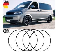 4 Stück 18 Zoll Felgenschutz Felgenschutzringe Felgenschoner Für VW T6 Bus