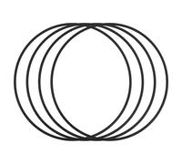 4 Stück 18-Zoll Felgenschutz Selbstklebend Felgenschutzringe Aluminiumlegierung