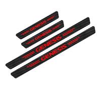 4 Stück Auto Einstiegsleisten Schutz für Hyun-dai I10 I20 I30 I40 IX20 IX35 Tuning Zubehör, Auto Türschweller Schutz mit Logo, Kohlefaser Auto Türeinstiegsschutz Aufkleber, Gensis