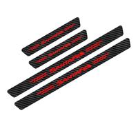 4 Stück Auto Einstiegsleisten Schutz für Hyun-dai I10 I20 I30 I40 IX20 IX35 Tuning Zubehör, Auto Türschweller Schutz mit Logo, Kohlefaser Auto Türeinstiegsschutz Aufkleber, Santafe
