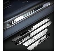 4 Stück Auto Einstiegsleisten Schutz für Skoda Kamiq 2018-2022 2023 2024 2025, Türschwellerschutz Edelstahl Einstiegsleisten Trittschutz Kratzfest Leisten Set