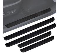4 Stück Auto Einstiegsleisten Schutz für Skoda Kodiaq II 2024 2025, Kratzfester Gummi Auto Einstiegsleisten Schutz Edge Guards for Door Steps,A