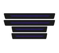 4 Stück Auto Einstiegsleisten Schutz Kohlefaser für VW T-Cross/Touareg/Touareg R-Line/Touareg R/ID. Buzz LWB 2023-, Anti Kratz Schutzstreifen Abrieb Türschweller,D D