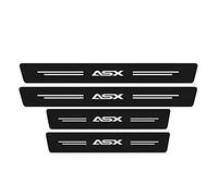 4 Stück Auto Kohlefaser Einstiegsleisten Für Mitsu-bishi ASX Pajero Outlander Eclipse Cross, Auto Scuff Plate Türschwelle Sill Aufkleber Styling Tuning Zubehör,ASX