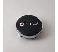 4 Stück Auto Naben Mittelkappen, Für Smart Fortwo Forfour 450 451 454 453, 60 Mm, Staubdichte Felgen Abzeichen Rad Mittelkappen, wasserdichte Radkappen, Außendekorationszubehör,A