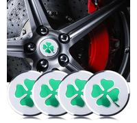4 Stück Auto Nabendeckel Aufkleber, Radnabenabdeckung-Logo für Audi BMW Porsche Subaru Toyota Honda Jeep 56mm, Nabenkappen Abzeichen Sticker, Felgen Aufkleber