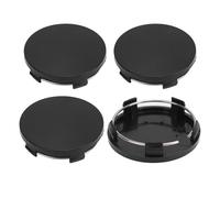 4 Stück Auto Nabendeckel für Skoda Karoq (Facelift 2021) 2021 2022 2023 2024-, Alufelgen Felgenkappen Wasserdichtigkeit Staub Reifen Zubehör,A Black-60mm