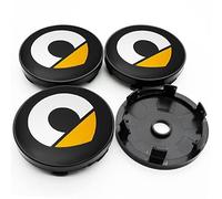 4 Stück Auto Nabendeckel für Smart Fortwo Forfour 450 451 452 453 454 EQ, Nabenabdeckung Radnabenkappen Radkappen Felgendeckel Felgenkappen Auto Schmücken Zubehör,C-60MM
