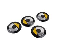 4 Stück Auto Nabenkappen für Smart Fortwo Forfour 450 451 453, 57mm,Radnaben Ersatzrad Abdeckungen Felgendeckel Radnabenabdeckung Radmutterkappen Wasserdicht Felgen Zubehör