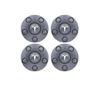 4 Stück Auto Nabenkappen für Tesla Model 3 Highland 2024 15cm,Radnaben Ersatzrad Abdeckungen Felgendeckel Radnabenabdeckung Radmutterkappen Wasserdicht Felgen Zubehör