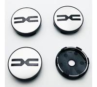 4 Stück Auto Nabenkappen Radnabenkappen 60mm für Dacia Spring Electric EV 2022 2023 2024 2025 2026, Reifencenter Zubehör, Nabendeckel Stabil Fest Und Fällt Nicht Leicht,D