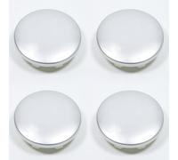 4 Stück Auto Nabenkappen Radnabenkappen für Skoda Kamiq Drive ab Bj.2020, Reifencenter Zubehör, Nabendeckel Stabil Fest Und Fällt Nicht Leicht,Silver-56mm