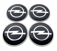 4 Stück Auto Radnabenkappen Aufkleber für O-pel 60MM, Radnabendeckel Aufkleber Auto Nabendeckel Aufkleber Nabenkappen Aufkleber