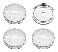 4 Stück Auto Radnabenkappen für Opel Zafira A B Astra H G J K F Mokka Corsa 60mm Radkappen Nabendeckel Radnabenabdeckung Nabenkappen Felgendeckel Felgenkappen Radnaben Nabenabdeckung