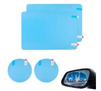 4 Stück Auto Rückspiegel Anti für Porsche Spyder 2024-2025 Regen FolieWasserdicht Anti Nebel Aufkleber Klare Sicht Schutzfolie Autozubehör B Style