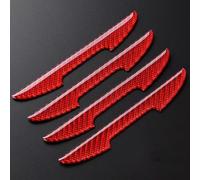 4 Stück Auto Türkantenschutz, für FIAT 500 500C 500L 500X Auto Antikollisionsstreifen Türkantenschutz Aufkleber Anti Kratzer Dekorative Streifen,A