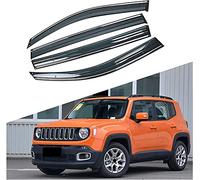 4 StüCk Auto Windabweiser FüR Jeep Renegade 2014-2019, Autofenster Visier Regen Sonnenschutz Schutz Deflektor Auto Styling ZubehöR