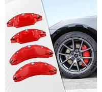 4 Stück Bremssattel Abdeckung für Land-Rover Range Rover Sport 2018-2021, Auto-Bremssattelabdeckung, Aluminiumlegierung Bremssattelschutz, Radgröße 19/20 Zoll,Red