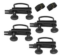 4 Stück Dachbox Befestigung, Auto Universal U-förmige Halterungs-Montagezubehör mit Schwere Kontermuttern, U-Bolzen Schellen und Sonstiges Zubehör