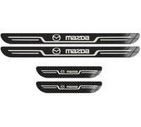 4 Stück Edelstahl Einstiegsleisten für Mazda CX-60 CX60 2022 2023 2024, Edelstahl Material Autotürschwellenleiste Schwellerleisten Auto Zubehör