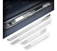 4 Stück Edelstahl Einstiegsleisten Schutz für VW T-Cross 2020-2026 Willkommens Pedal Türschweller Kratzschutz Türeinstiegsschutz Abdeckung Auto Zubehör