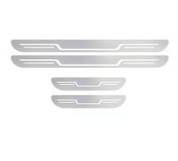 4 Stück Edelstahl Tür Einstiegsleisten für Mercedes-Benz E-Class W123 W124 W210 W211 W212 C207 A207 W213 W214,Einstiegsleisten Türschweller BeschützerTürschutzleisten Zierleisten Tür Sill Zubehör