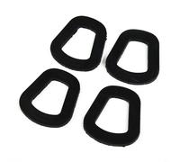 4 Stück Gummi-Kraftstoffdichtungen für 5/10/20 Liter Benzinkanister, Kanister, Gasbehälter, Dichtungsring, Ersatz-Set, schwarz, 54 mm, Outdoor-Camping