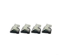 4 Stück Hintere Tür Vorhang Clip 8200163859 Kompatibel mit Für Renault Für Laguna 2 Für Megane 2-3 Ersatzteil Direktmontage Kunststoff Zubehör Innenraum Befestigung Clips Set