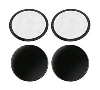 4 Stück Klebe-Befestigungsplatten 80mm mit Armaturenbrett - Stabile Dashboard für Saugnapfhalterung, Selbstklebende Montageplatte für Handyhalter Navi GPS Smartphone Windschutzscheibe Auto Halterung