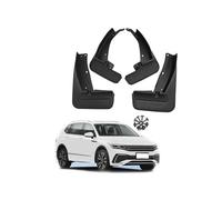 4 Stück Kotflügel für VW Tiguan R-Line 2019-2023,ABS Material Vorne Hinten Schmutzfänger Spritzschutz Schmutzfänger Radlaufleisten Auto Rad Schutz Dekoration,2019-2021