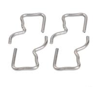 4 Stück Kraftstoff-Leckage-Abflussrohr-Clips Für Ford Focus Für Galaxy Für Mondeo OE 1379930 Für Robuste Eisen-Metall-Befestigung Einfacher Einbau