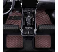 4 Stück Leder-Fußmatten für Citroen C5X 2021-2024, Benutzerdefinierte Fussmatten Teppiche Wasserdicht Anti Rutsch Allwetter Bodenmatten Matten Zubehör, D/Coffee