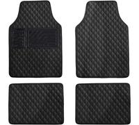 4 Stück Leder-Fußmatten für Mercedes-Benz Glk GLC-SUV GLC-Coupe GLC-AMG 2008-2022, Benutzerdefinierte Fussmatten Teppiche Wasserdicht Anti Rutsch Allwetter Bodenmatten Matten Zubehör