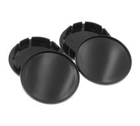 4 Stück Nabendeckel 55mm für VW Golf 4 Golf 4 Variant Radnabenkappen Felgendeckel Nabenkappen Schutzzubehör dekorative Autoreifen-Felgenzubehör,Black
