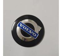 SANQIUTOU 4 Stück Nabendeckel Aufkleber für Volvo 56mm 60mm 65mm,Nabenkappen Abzeichen Sticker Auto Radnabenkappen Aufkleber Felgen Aufkleber Dekorationsaufkleber,65MM-Black