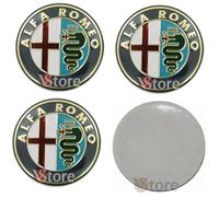 4 Stück Nabendeckel für Alfa Romeo 147 156 GT 50mm, Radnabenkappen Nabenkappen Radnabendeckel Nabendeckung Radmittelkappen Center Felgendeckel Radkappen