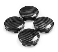 4 Stück Nabendeckel für Cupra Ateca I 2018-2024 60mm Nabenkappen Wheel Caps Radnabenabdeckung Felgendeckel Radkappen Schwarz Felgenkappen Ersetzen Auto Zubehör,A-Carbon Fiber