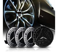 4 Stück Nabendeckel für Mercedes Benz 75mm - Radnabenkappen Felgendeckel Felgenkappen Radnabendeckel Wheel Caps Radnabenabdeckung