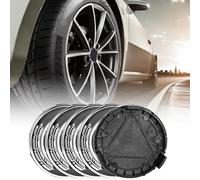 4 Stück Nabendeckel für Mercedes Benz 75mm, Radnabenkappen Felgenkappen | ABS Nabenkappen Wheel Caps, Felgendeckel Geeignet, Kompatibel mit Mercedes Benz