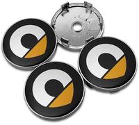 4 Stück Nabendeckel für Smart 451 453 Fortwo Forfour 60mm, Staubdicht Wasserdicht Anti Rost Radnabenabdeckung Radnabendeckel Felgendeckel Felgenkappen Autozubehör,C