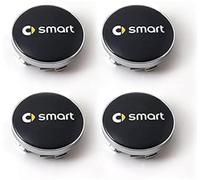 4 Stück Nabendeckel Zubehör für Smart 450 451 453 Fortwo Forfour 60mm, Felgendeckel Radnabendeckel Radnabenabdeckung Felgen Center Nabendeckel Wasserdicht Radnabendeckel,A-