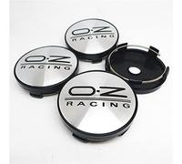 4 Stück Nabenkappen für Oz Cours 60MM, Nabendeckel, Felgenkappen, Radnabenabdeckung, Felgendeckel, Staub/mit Logo